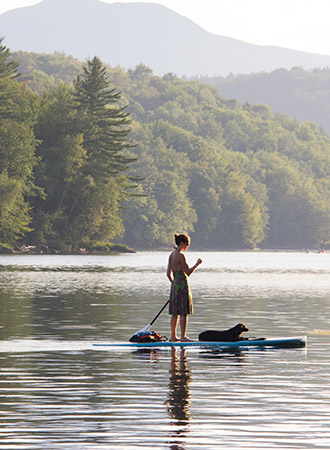 Stand up paddleboarder