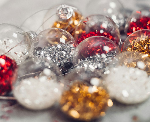 Stock photo of some christmas ornaments