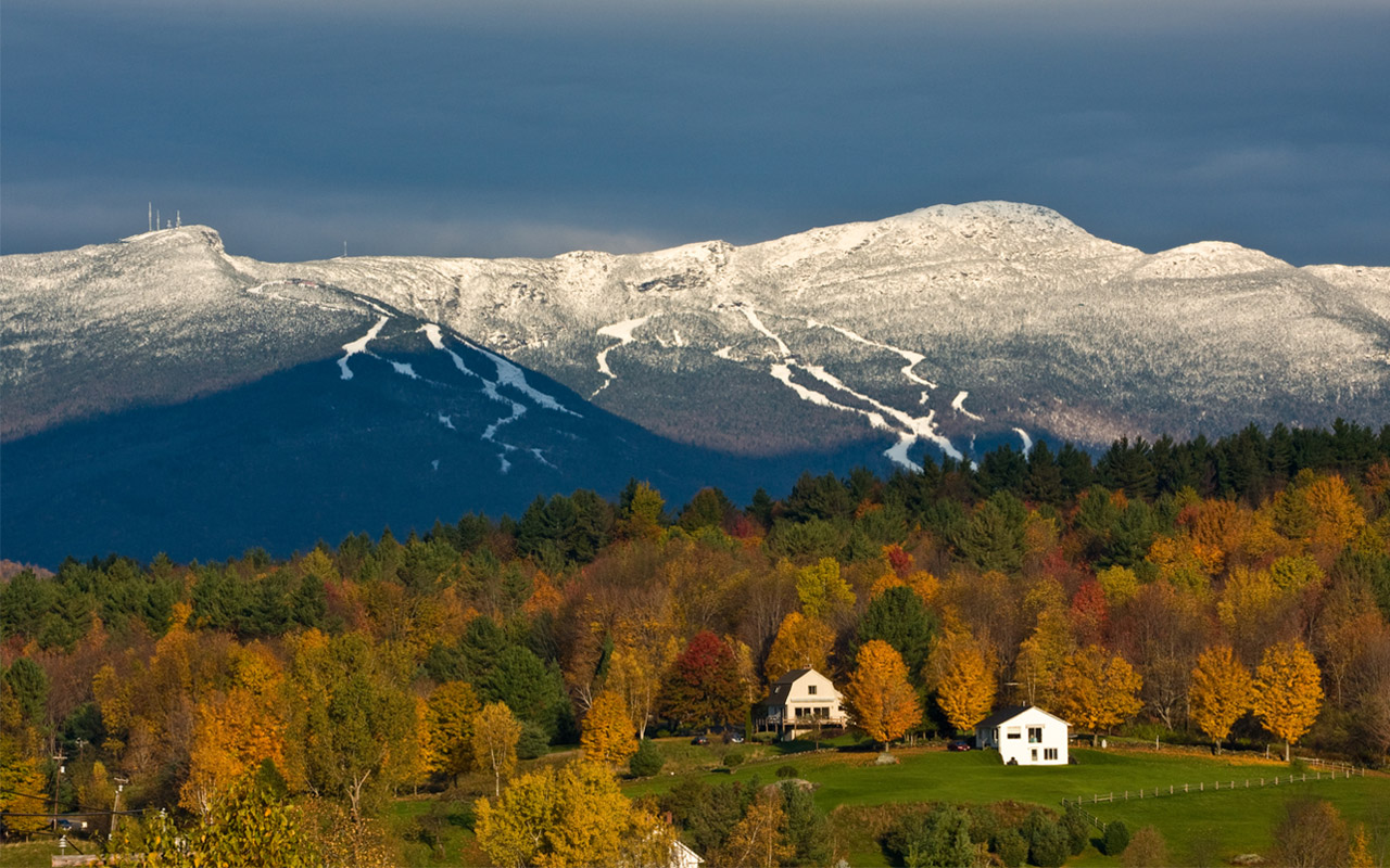Stowe in the fall