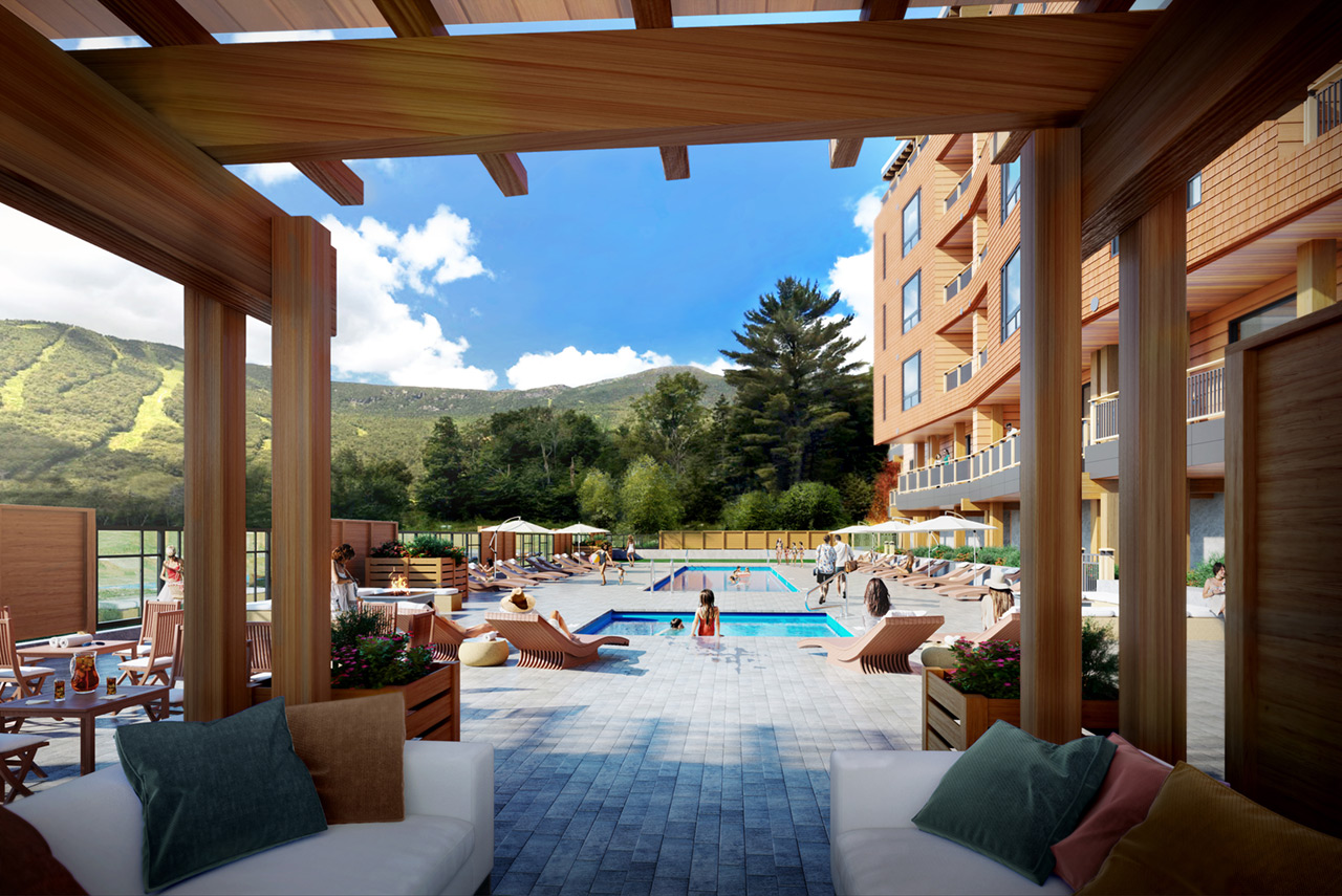 pool deck