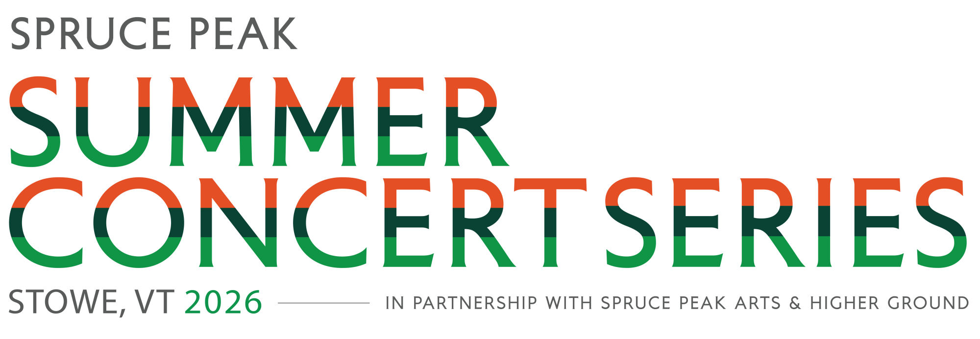 Spruce Peak Concert Series Logo
