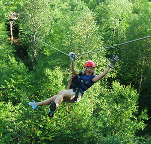 Ziplining | Spruce Peak