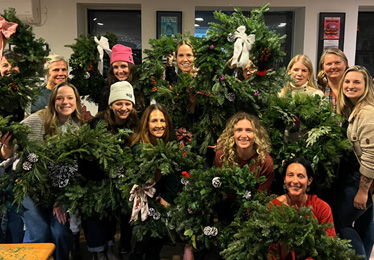 A carriage ride in the park