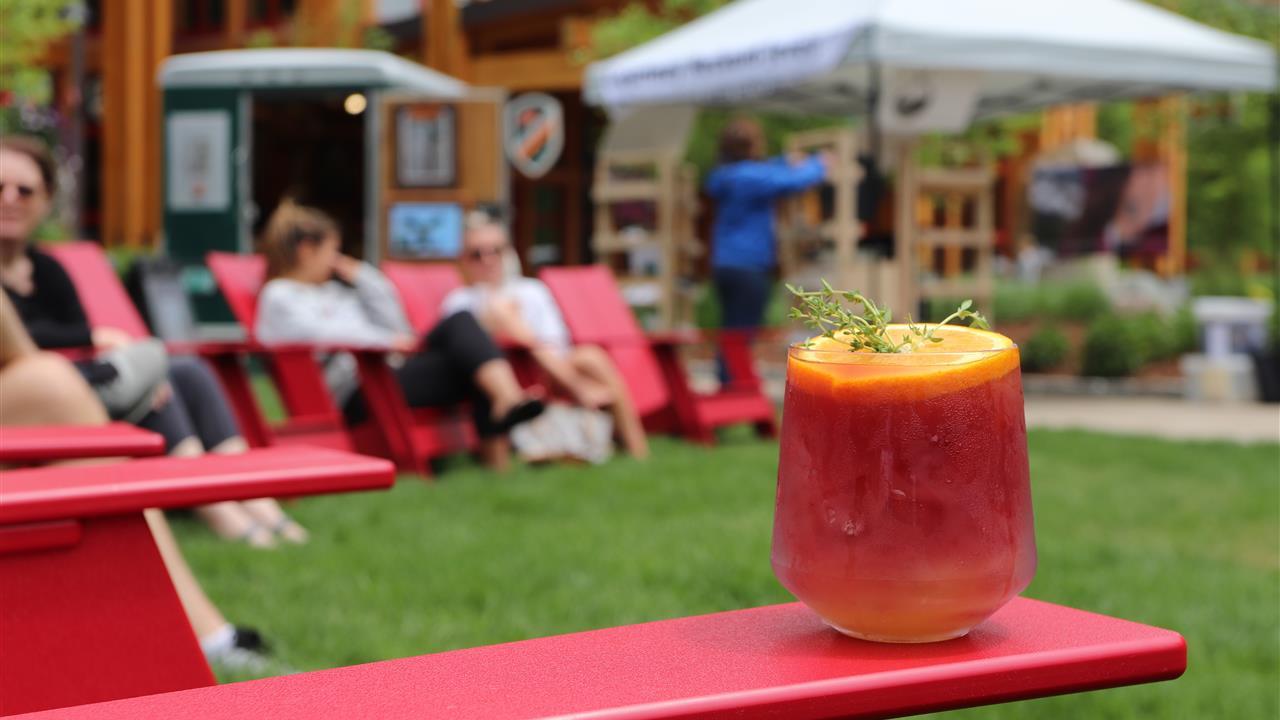 Sip an inspired cocktail on the green!